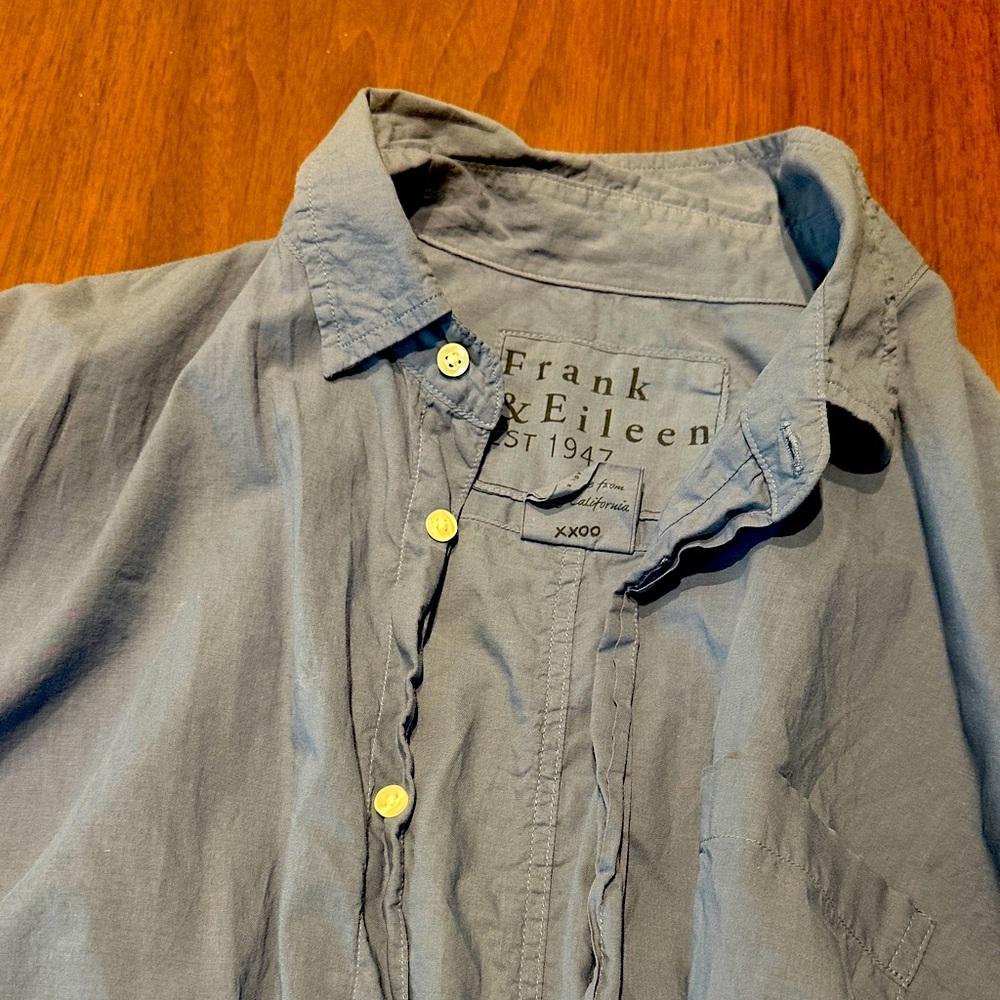 Frank & Eileen Slate Button-Up Shirt